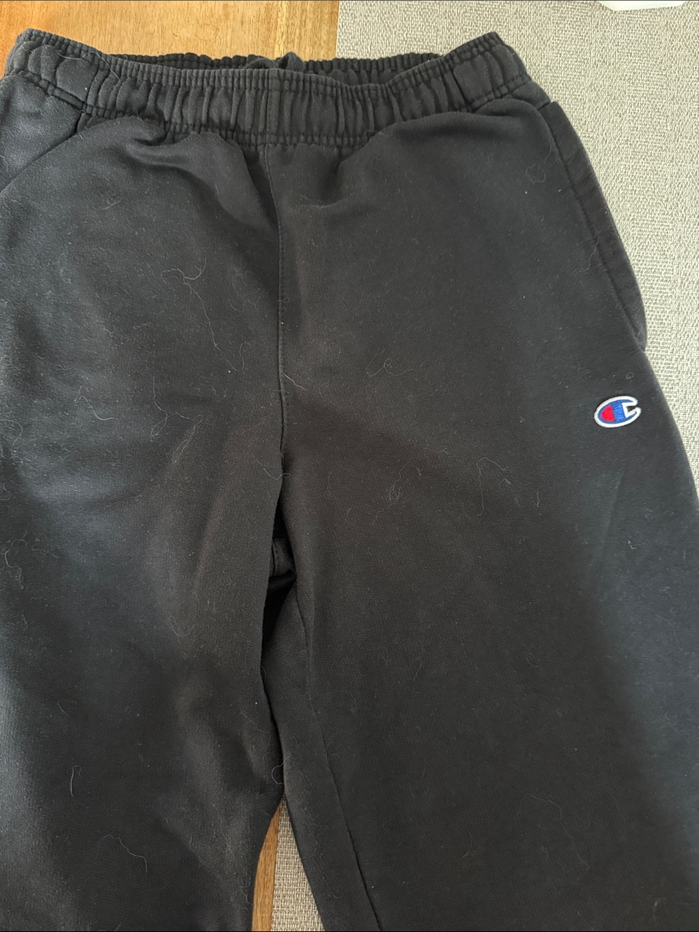Men’s SMALL Champion Black Sweatpants with pockets